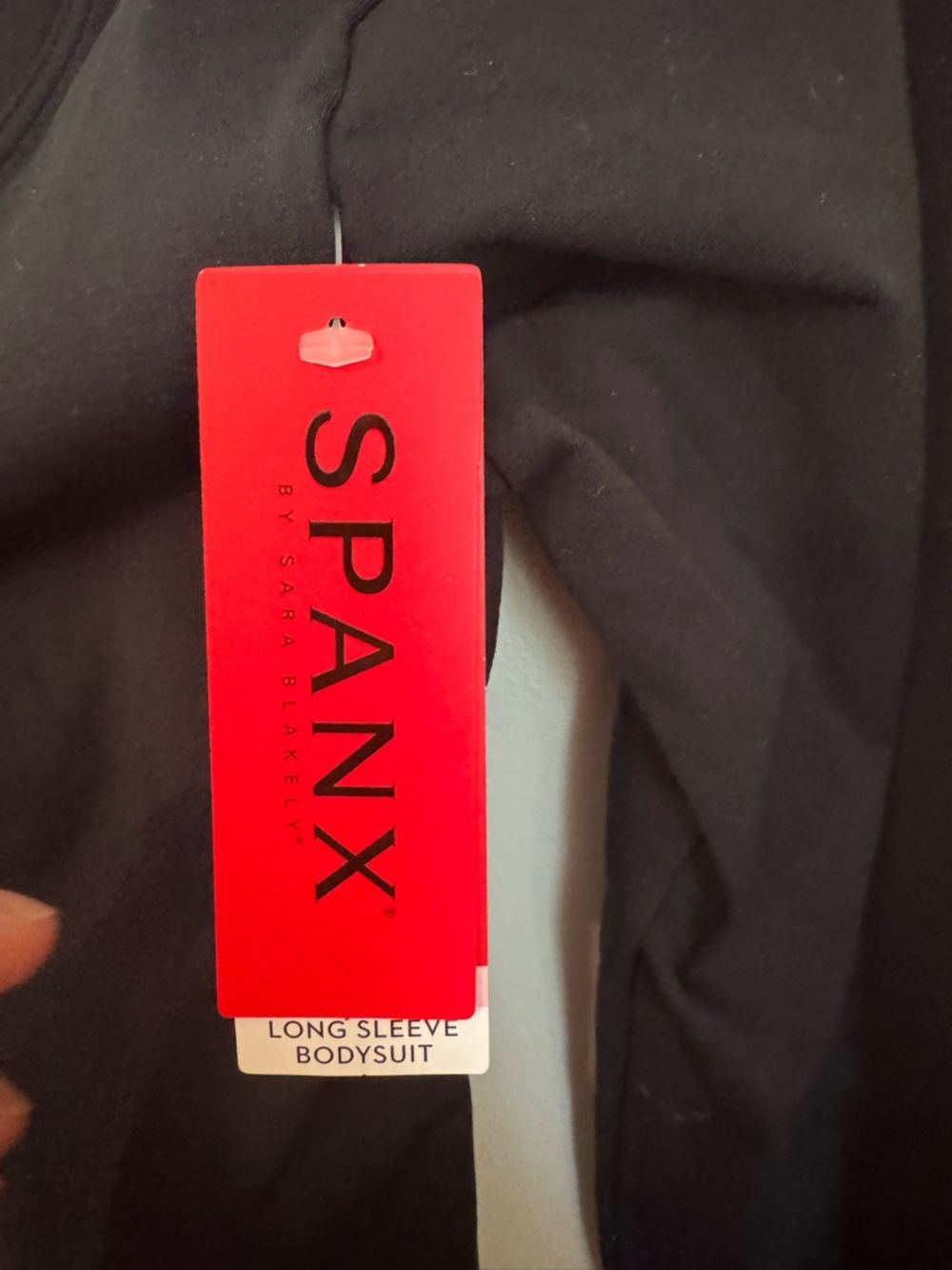 Spanx Black Long Sleeve Bodysuit Size XL/TG NWT - Picture 4 of 7